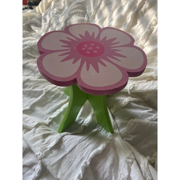 Stool only - Shabby Chic Little Girl Decor - Picture 1 of 6